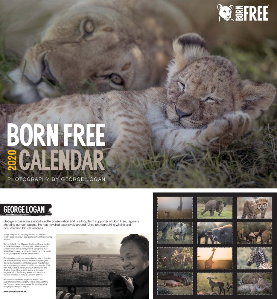 - Born Free calendar 2020 - George Logan